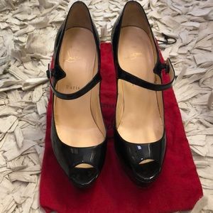 Christian Louboutin Bana Mary Jane Platform Pumps